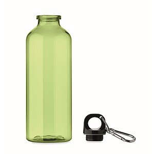 RPET bottle 500ml, transparent lime