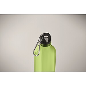 RPET bottle 500ml, transparent lime