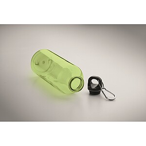RPET bottle 500ml, transparent lime