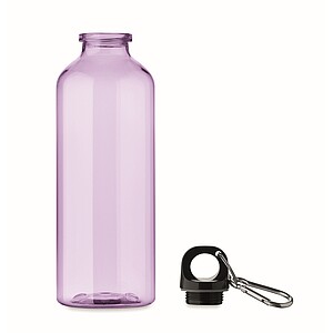 RPET bottle 500ml, transparent Violet