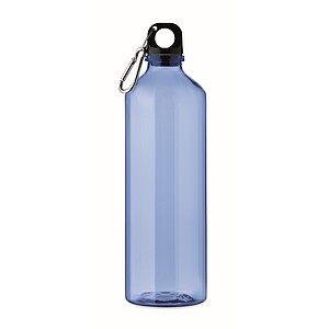RPET bottle 750ml, transparent blue