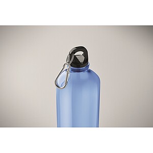RPET bottle 750ml, transparent blue