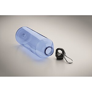 RPET bottle 750ml, transparent blue