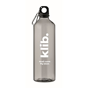 RPET bottle 750ml, transparent grey