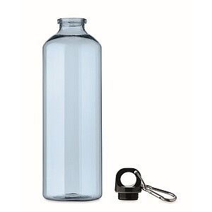 RPET bottle 750ml, transparent light blue