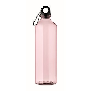 RPET bottle 750ml, transparent pink