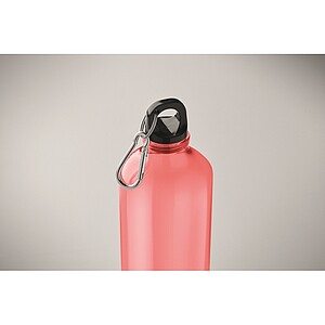 RPET bottle 750ml, transparent red