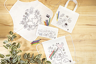 RPET colouring shopping bag