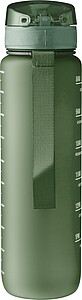 RPET drinking bottle (1000 ml) Brinley, green