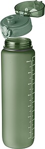 RPET drinking bottle (1000 ml) Brinley, green