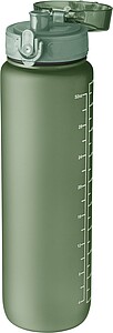 RPET drinking bottle (1000 ml) Brinley, green