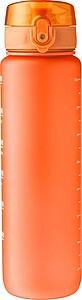 RPET drinking bottle (1000 ml) Brinley, orange