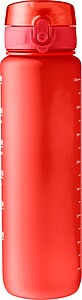 RPET drinking bottle (1000 ml) Brinley, red