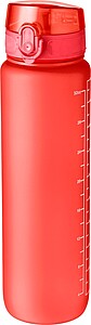 RPET drinking bottle (1000 ml) Brinley, red