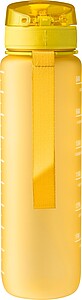 RPET drinking bottle (1000 ml) Brinley, yellow