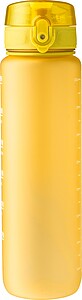 RPET drinking bottle (1000 ml) Brinley, yellow