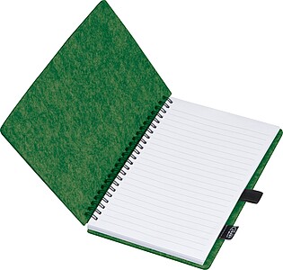 RPET felt notebook , olive