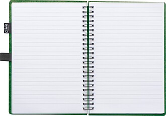 RPET felt notebook , olive