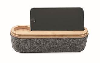 RPET felt pencil case with lid