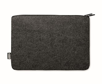RPET felt zipped laptop bag