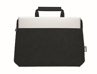 RPET felt zippered laptop bag