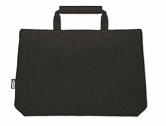 RPET felt zippered laptop bag