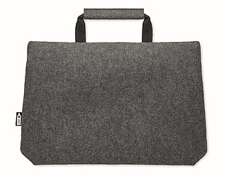 RPET felt zippered laptop bag