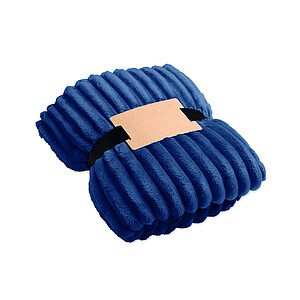 RPET fleece striped blanket
