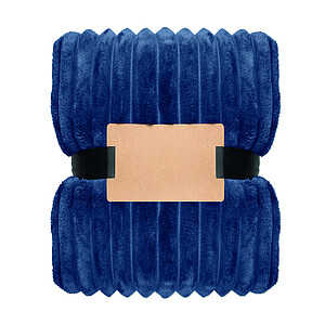RPET fleece striped blanket