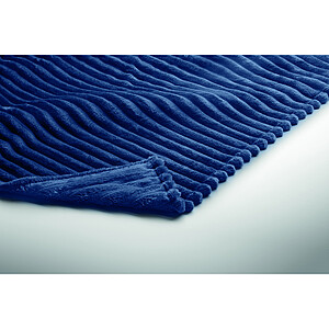 RPET fleece striped blanket