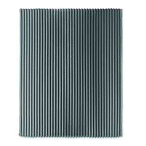 RPET fleece striped blanket