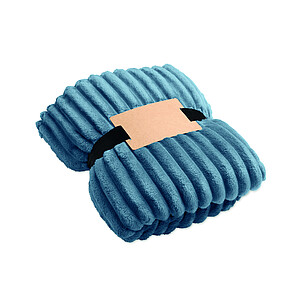 RPET fleece striped blanket