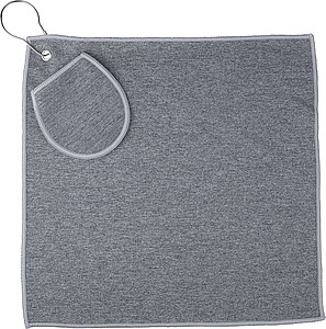 rPET golf towel, black