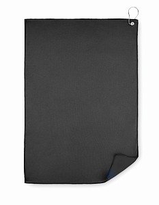 RPET golf towel with hook clip