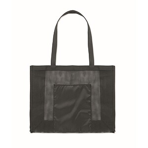 RPET mesh shopping bag, black