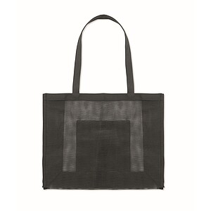 RPET mesh shopping bag, black