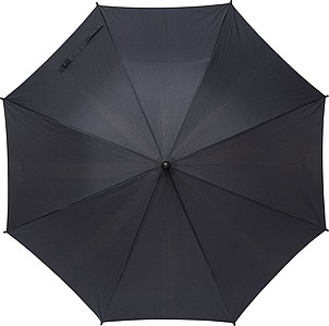 RPET polyester (170T) automatic umbrella with eight panels. Opens and closes automatically.