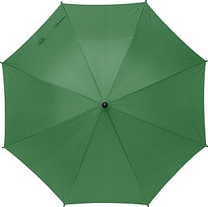 RPET polyester (170T) automatic umbrella with eight panels. Opens and closes automatically.