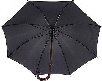 RPET polyester (170T) automatic umbrella with eight panels. Opens and closes automatically.