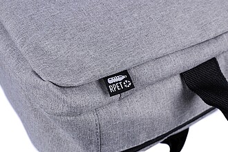 rPET polyester (300D) backpack Mallory, light grey