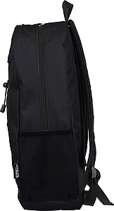 rPET polyester( 600D) adventure backpack Jari, black