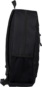 rPET polyester( 600D) adventure backpack Jari, black