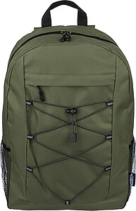 rPET polyester( 600D) adventure backpack Jari, green