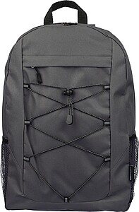 rPET polyester( 600D) adventure backpack Jari, grey