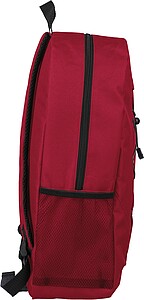 rPET polyester( 600D) adventure backpack Jari, red