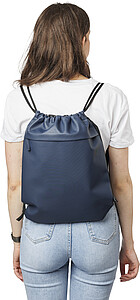 rPET polyester (600D) drawstring backpack Auri, blue
