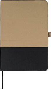 rPET polyester A5 notebook Yuna, beige