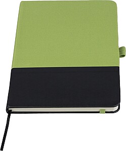 rPET polyester A5 notebook Yuna, lime