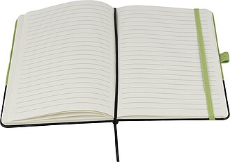 rPET polyester A5 notebook Yuna, lime