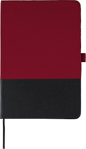 rPET polyester A5 notebook Yuna, red